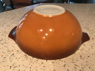 Vintage Pyrex Brown & Orange Cinderella Mixing Bowl 444