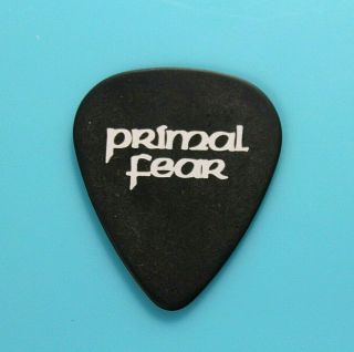 Primal Fear // Custom Tour Guitar Pick // Black/white Gamma Ray Annihilator