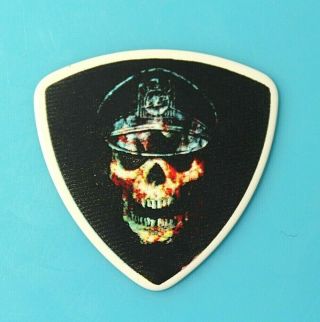Slayer // Kerry King 2011 World Painted Blood Tour Guitar Pick // White/black