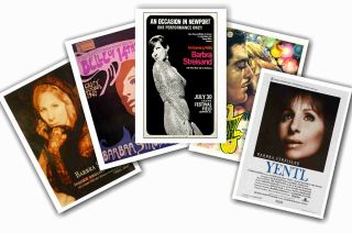 Barbra Streisand - Set Of 5 - A4 Poster Prints 1