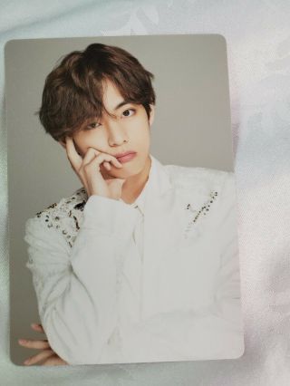Bts V 8/8 World Tour Speak Yourself The Final Official Mini Photo Card