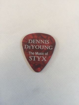 Dennis Deyoung Styx Guitar Pick