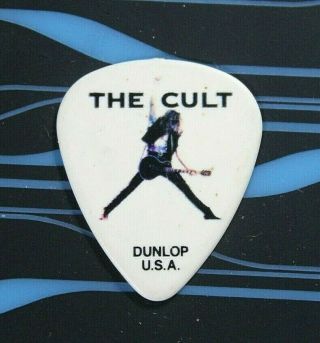 The Cult // Billy Duffy 2012 Choice Of Weapon Tour Guitar Pick // White/black