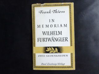 Wilhelm Furtwaengler - In Memoriam - Beauty