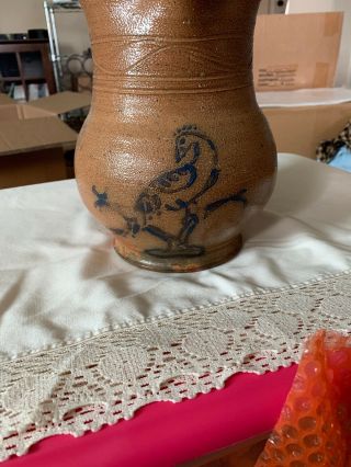 Billy Hussey Pitcher Vintage Nc Pottery