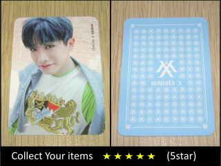 Monsta X 1st Repackage Album Shine Forever Shine Wonho Official Photo Card