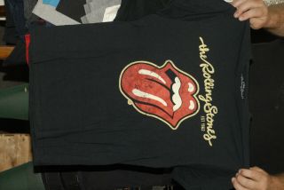 The Rolling Stones T Shirt Tongue Logo Med Official Band Merch Jagger Richards