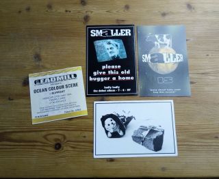Smaller Digsy Autograph Ticket Ocean Colour Scene Noel Gallagher Oasis Postcards