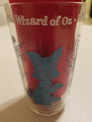 Vintage Swift Peanut Butter Glass Toto The Wizard Of Oz Tumbler Minty C.  1950