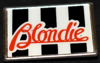 Blondie - Vintage Metal Pin Badge