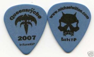 Queensryche 2007 Tour Guitar Pick Michael Wilton Custom Concert Stage Pick 2