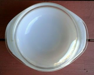 Vintage Pyrex 023 Aqua Blue Wheat 1.  5 Qt.  With Domed Lid 1950 ' s Promo Lovely 4