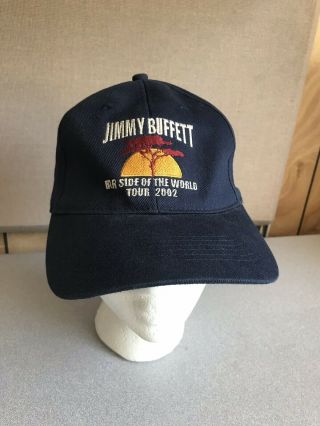 Jimmy Buffett Far Side Of The World Tour 2002 Fitted Hat Cap Size S/m
