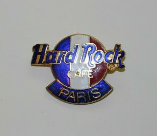 Hard Rock Cafe Pin Paris France Flag Colors