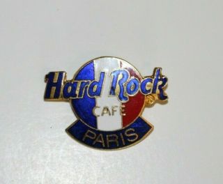 Hard Rock Cafe pin Paris France flag colors 3