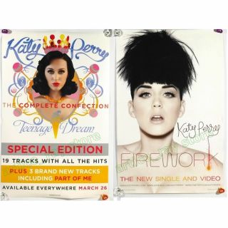 Katy Perry Teenage Dream Complete Confection Firework Taiwan Promo Poster 2012