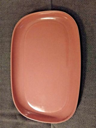 Vintage Russel Wright By Steubenville Serving Platter In Coral