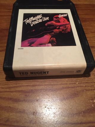 Ted Nugent / Double Live Gonzo 1978 CBS Records 8 Track Tape 2