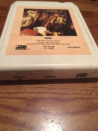 ABBA/ 1975 Polar Records 8 Track Tape 2