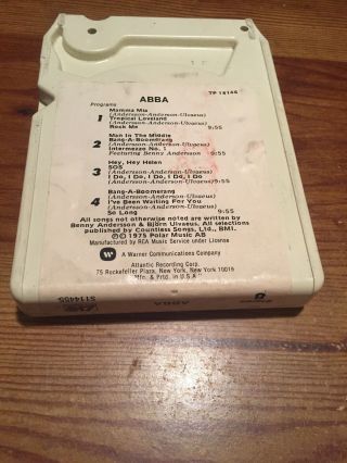 ABBA/ 1975 Polar Records 8 Track Tape 5