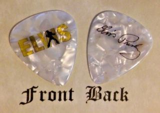 Elvis Presley Band Signature Logo Guitar Pick - (q)