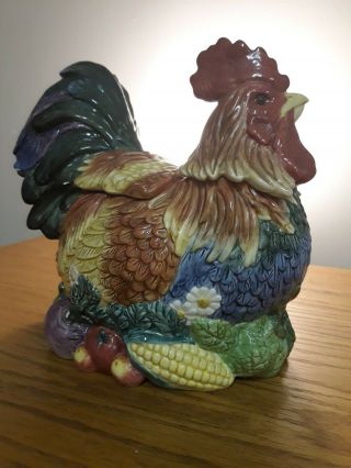 Fitz and Floyd Coq du Village Rooster Soup Tureen Classic 2