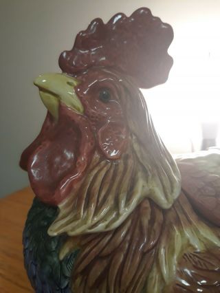 Fitz and Floyd Coq du Village Rooster Soup Tureen Classic 4