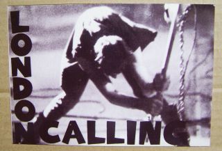 The Clash Postcard London Calling Vintage Printed By Oasis En Imprime France
