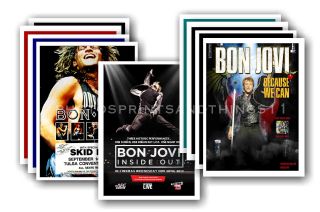 Bon Jovi - 10 Promotional Posters - Collectable Postcard Set 1
