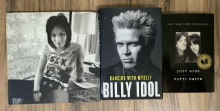 3 Rock Books Billy Idol Patti Smith Joan Jett Biographies Punk Rock Wave