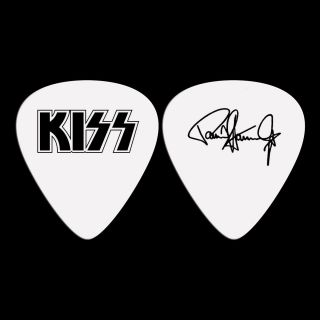 Set Of 4 Kiss® Logo Paul Stanley Signature 1984 Animalize Tour Guitar Picks