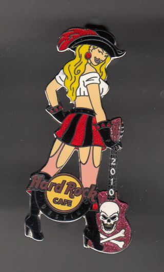 Hard Rock Cafe Pin: Destin 2010 Pirate Girl Le250