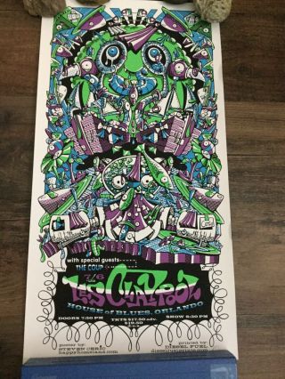 Steven Cerio With Special Guests,  The Coup Les Claypool Poster Signed Numbered