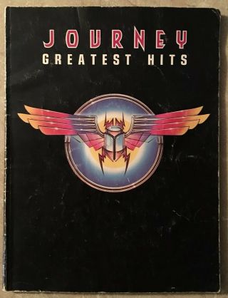 Journey Greatest Hits Sheet Music Songbook 1984 Lyrics