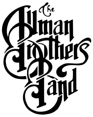 8657 Black Allman Brothers Band Blues Jazz Rock Music Rub - On Vinyl Sticker Decal