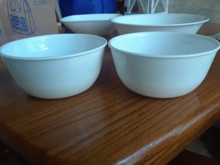 Corelle Corning White Set Of 2 Soup Cereal 6 - 1/4 " X 3 " Deep Bowls