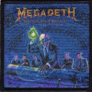 Megadeth Rust In Piece Embroidered Patch M043p Metallica Slayer