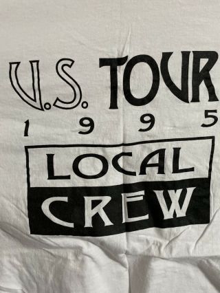 Boys II Men 1995 Concert Tour Crew T - Shirt XL Never Worn 3