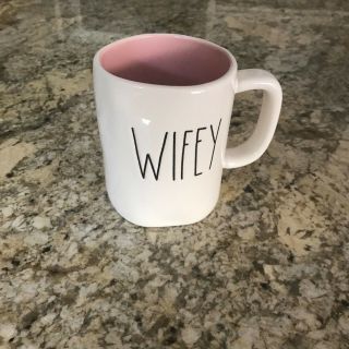 Rae Dunn By Magenta Wifey Coffee/tea Mug Rare Pink Interior Llb