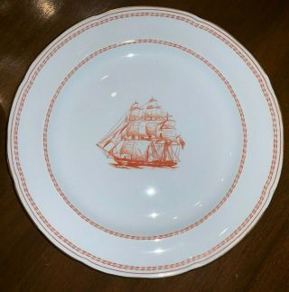 (Set of 2) Spode Trade Winds Red 8 