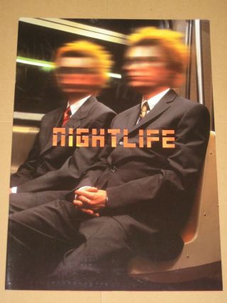 Pet Shop Boys Nightlife Tour Programme