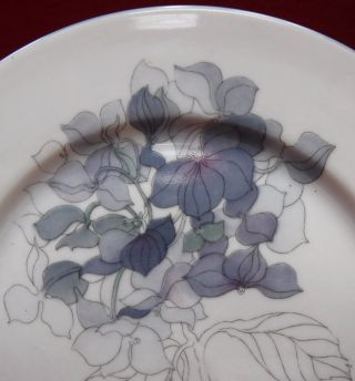 BLOCK china HYDRANGEA pattern Set of Two (2) Salad Plates 8 