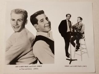 Simon & Garfunkel - Vintage Record Label Photo - Detroit Promotion Agency
