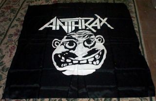 Anthrax Not Man Vintage Logo Banner Tapestry