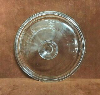 Vintage Pyrex Corning Ware Clear Glass Round 7 5/8 " Replacement Lid 21 G5c