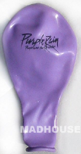 Prince Purple Rain Uk Promo Only Balloon 1984 Rare Post,  1
