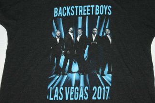 Backstreet Boys Las Vegas 2017 Concert T - Shirt Size LARGE (Ladies) 2