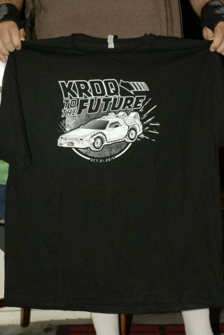 Kroq Back To The Future Parody T Shirt La Radio 2xl Indie Rock Pop