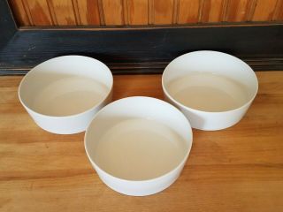 Set Of 3 Block Spal Lisboa White Cereal Soup Bowls Made In Portugal