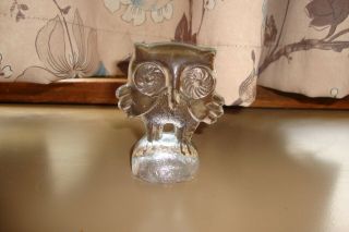 Vintage Kosta Boda Glass Owl Zoo Series Animal Figurine Paperweight 2